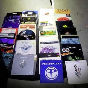 Vintage 80s and 90s records